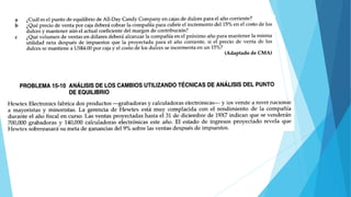 Análisis Financiero Punto de Equilibrio