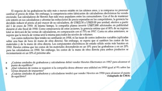 Análisis Financiero Punto de Equilibrio