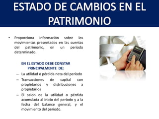 ESTADO DE RESULTADOSEs un resumen de los resultados de las operaciones de un negocio, durante un periodo determinado.