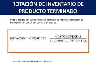 1. INDICADORES DE LIQUIDEZ