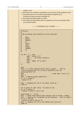 © FUOC • P09/M2107/00009 33 Ejemplo de análisis forense
 