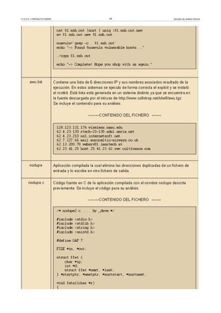 © FUOC • P09/M2107/00009 34 Ejemplo de análisis forense
 