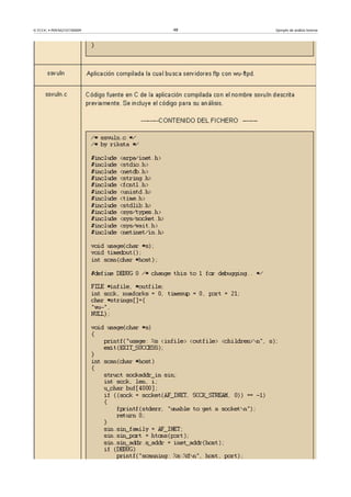 © FUOC • P09/M2107/00009 48 Ejemplo de análisis forense
 