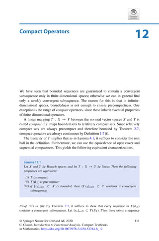 Part IV
Compact Operators Between Banach Spaces
 
