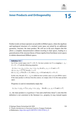 Part V
Hilbert Spaces
 