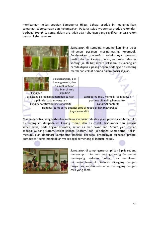 Analisis iklan sampoerna hijau versi es kacang ijo Analisis iklan sampoerna hijau versi es kacang ijo