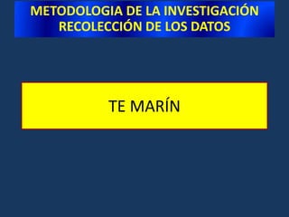 METODOLOGIA DE LA INVESTIGACIÓNRECOLECCIÓN DE LOS DATOSMÉTODOS PARA MEDIR LAS ACTITUDESI. Codificación de las escalas:	Las alternativas o categorías de la escala pueden codificarse de diversos modos, ej.:Adjetivo favorable				             Adjetivo desfavorableJusto    : _____ : _____ : _____ : _____ : _____ : _____ : _____ : Injusto		           3           2             1            0           -1          -2          -3  7           6          5            4             3           2            1	Si los encuestados tienen menor capacidad de discriminación se pueden reducir las categorías a 5 opciones. Se codificarían de 5 a 1 ó de 2 a -2.II. Maneras de aplicar el diferencial semántico:Autoadministrada (el encuestado marca la categoría que crea).