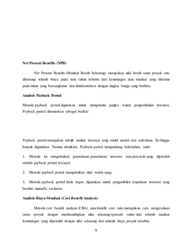 Analisis Investasi Publik