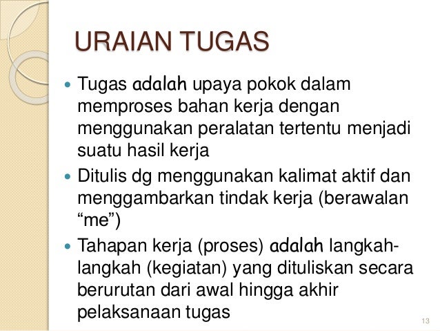 Analisis Jabatan