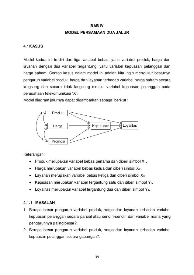 Analisis Jalur Path Analysis