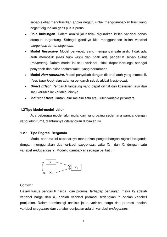 Analisis Jalur Path Analysis
