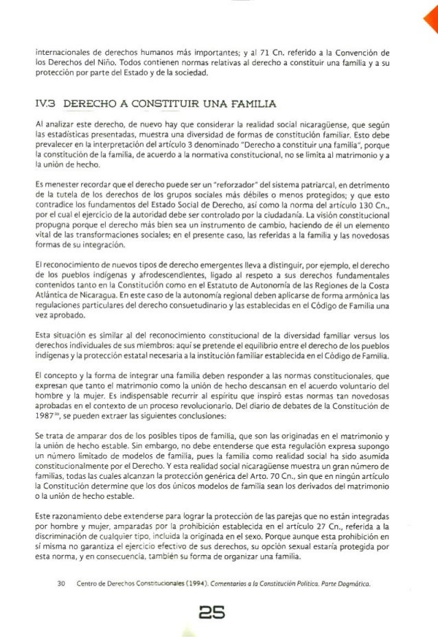 Análisis jurídico al código de la familia de nicaragua.