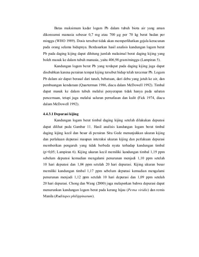 Analisis kandungan logam berat hg, cd dan pb daging kijing l…