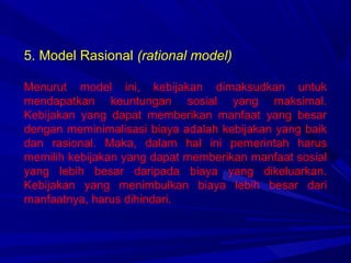 Analisis kebijakan publik | PPT