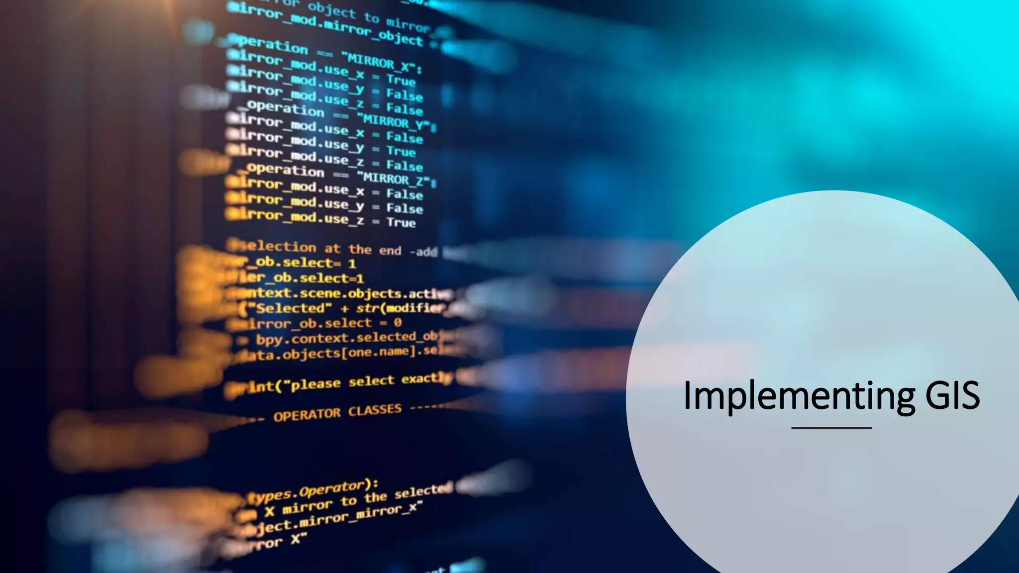 UGM.AC.ID
Implementing GIS
 