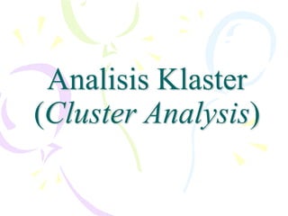 Analisis klaster | PDF