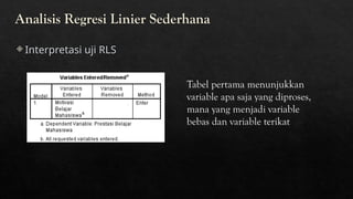 Rumus Rrls Bahan Bacaan Materi Analisis Korelasi dan Regresi.pptx