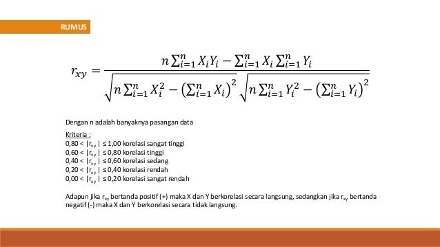Analisis Korelasi Dan Regresi Sederhana