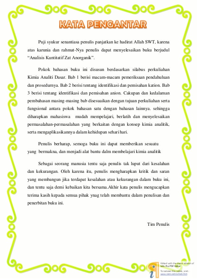 Analisis Kualitatif Zat Anorganik Analisis Kualitatif Zat Anorganik