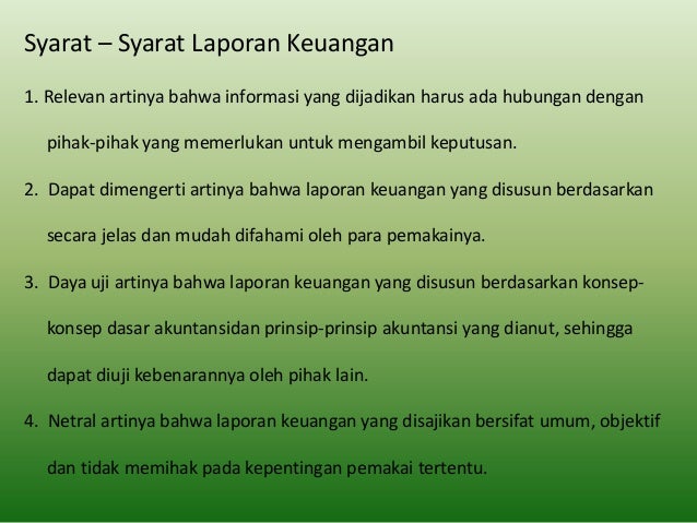 Analisis Laporan Keuangan