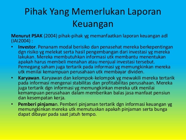 Analisis Laporan Keuangan Analisis Laporan Keuangan
