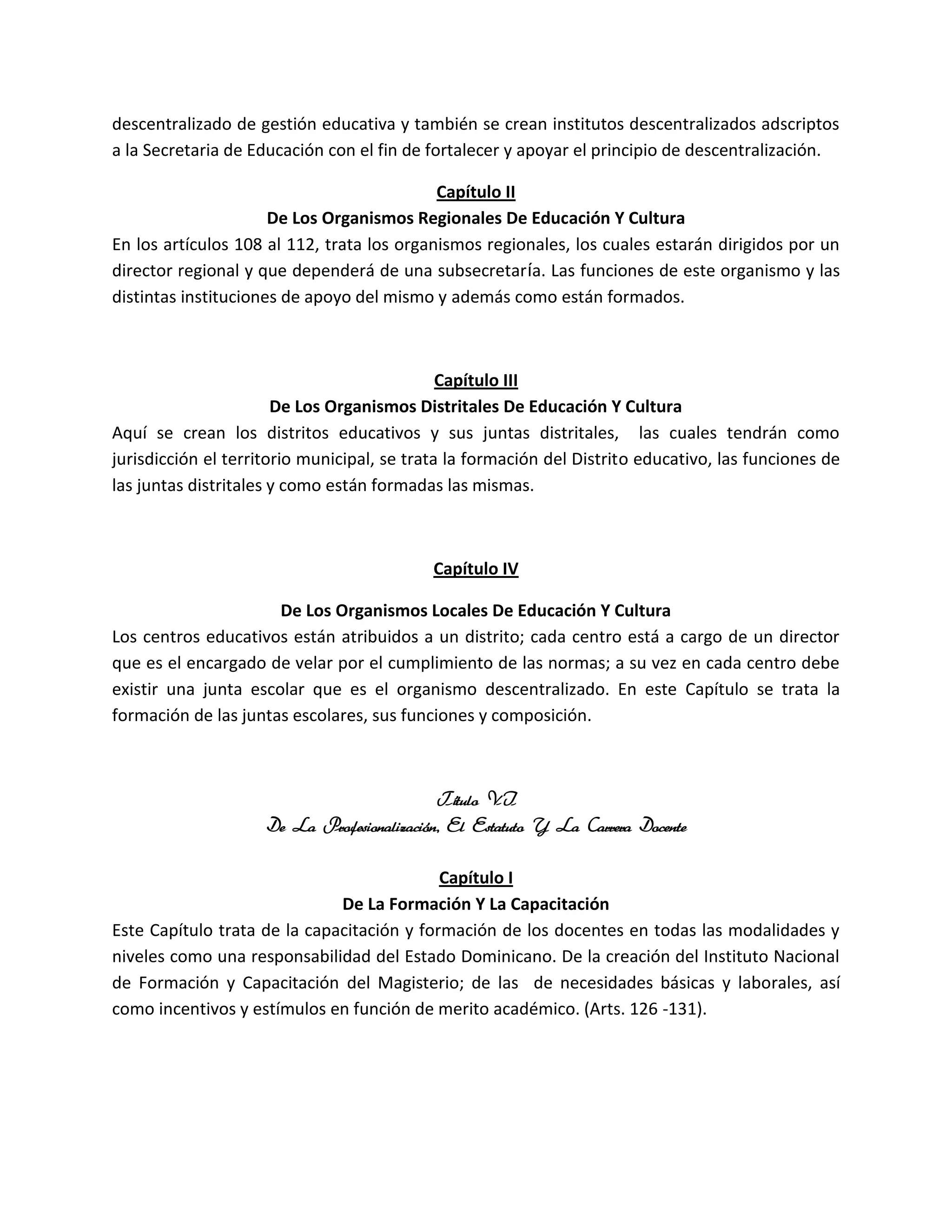 Analisis ley 66 97 de la Educacion Dominicana | DOCX | Education