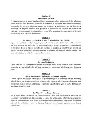 Analisis ley 66 97 de la Educacion Dominicana | DOCX