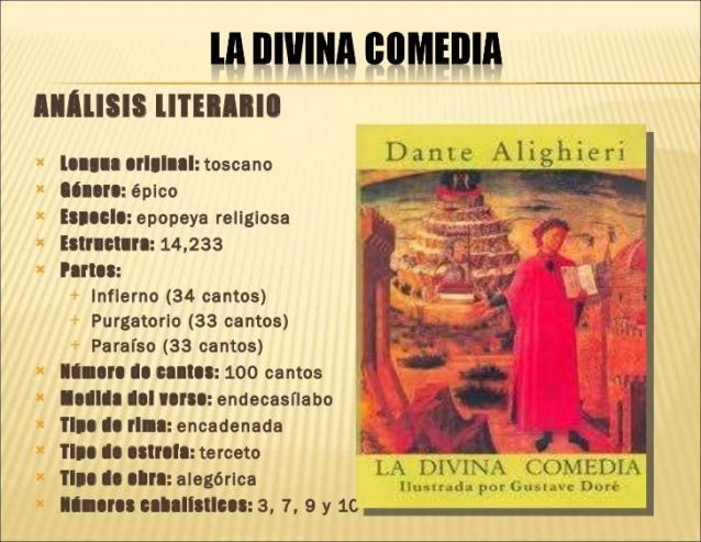 Analisis literario divina comedia expocicion