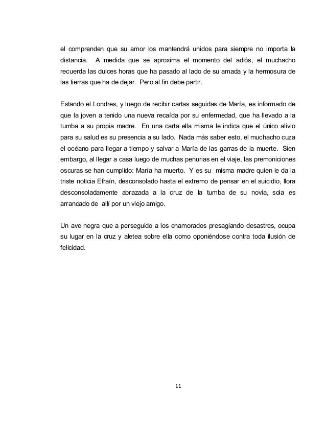 Analisis literario la maria