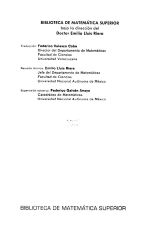 Analisis matematico (norman b ,joseph )