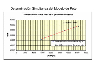 Determinación Simultánea del Modelo de Pote 
 