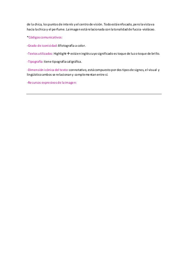 Analisis objetivo de la imagen fija de cua ii