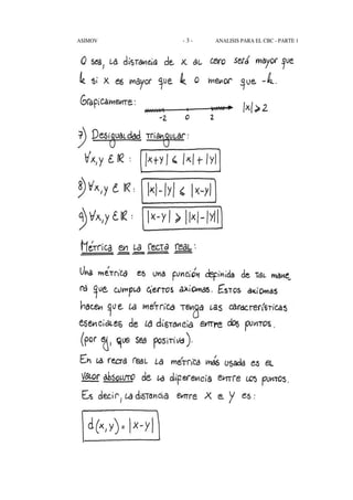 - 3 -ASIMOV ANALISIS PARA EL CBC - PARTE 1
 