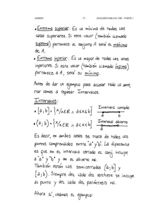 - 5 -ASIMOV ANALISIS PARA EL CBC - PARTE 1
 