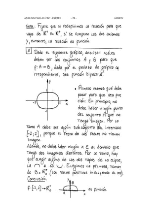- 28 -ANALISIS PARA EL CBC - PARTE 1 ASIMOV
 