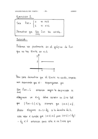 - 58 -ANALISIS PARA EL CBC - PARTE 1 ASIMOV
 