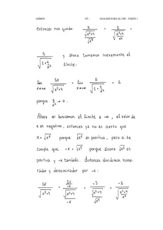 - 63 -ASIMOV ANALISIS PARA EL CBC - PARTE 1
 
