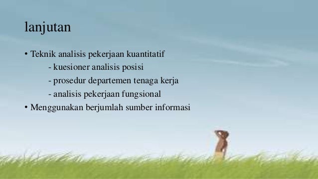 Analisis pekerjaan.ppt