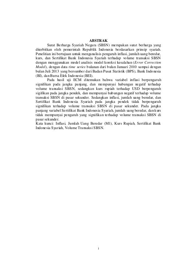Analisis pengaruh indikator makroekonomi terhadap volume 