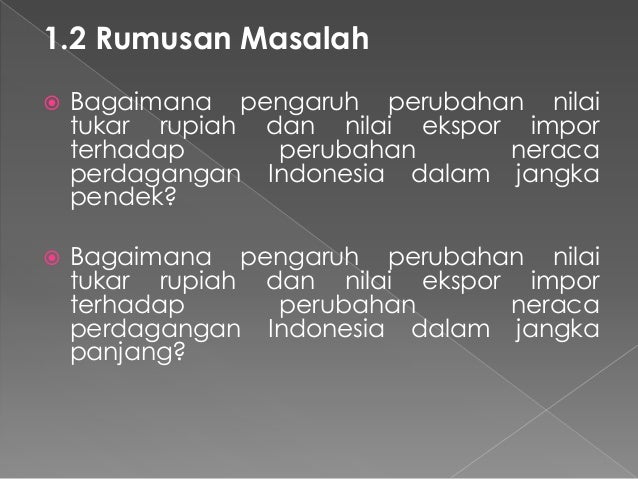 Analisis perdagangan