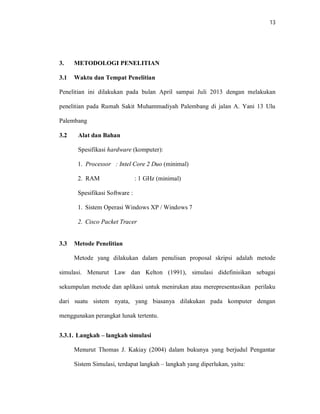 Analisis pengembangan jaringan komputer lokal pada rumah sakit ...