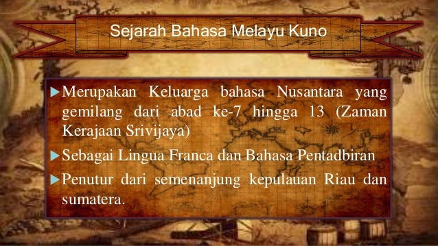 Analisis Perbezaan Bahasa Melayu Kuno Dan Bahasa Melayu