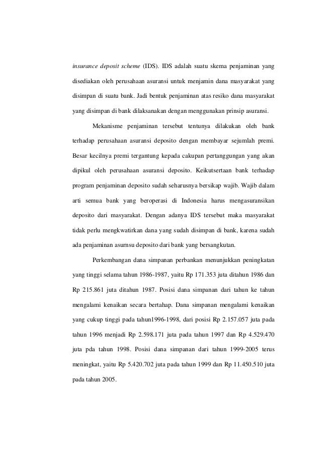 Analisis Permintaan Deposito Berjangka