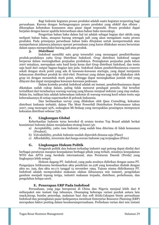 Analisis Perusahaan Carrefour dan Indofood | PDF