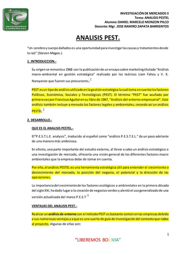 ANALISIS PEST PDF
