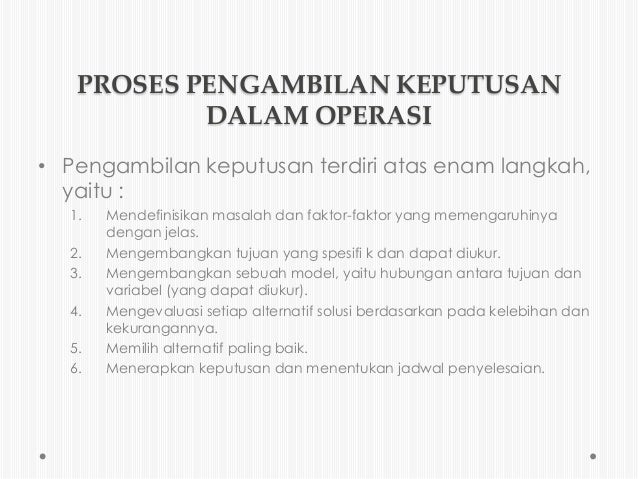 Analisis Pohon Kepputusan