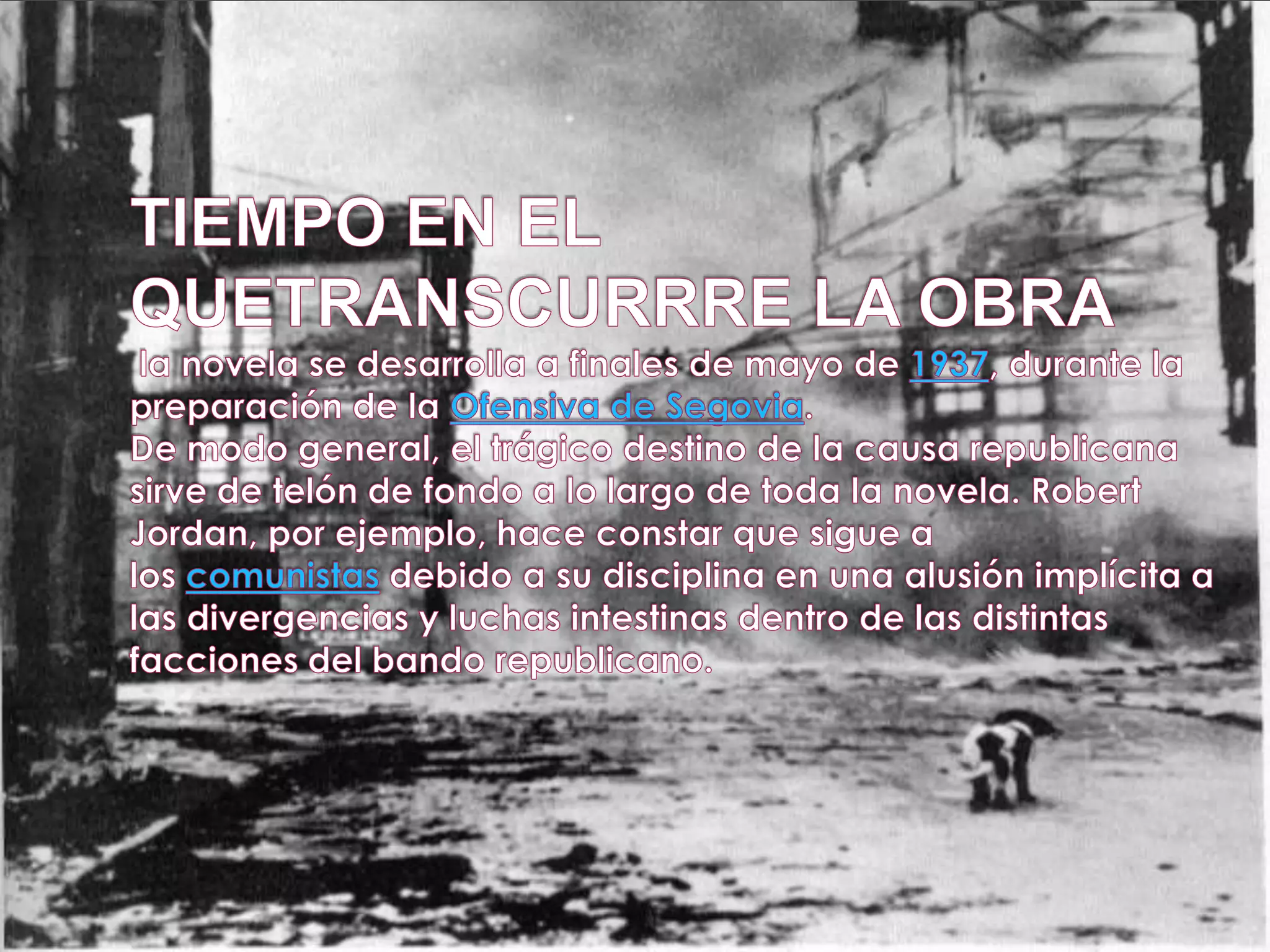 Analisis por quien doblan las campanas | PPTX