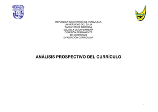 Analisis prospectivo del curriculo2006