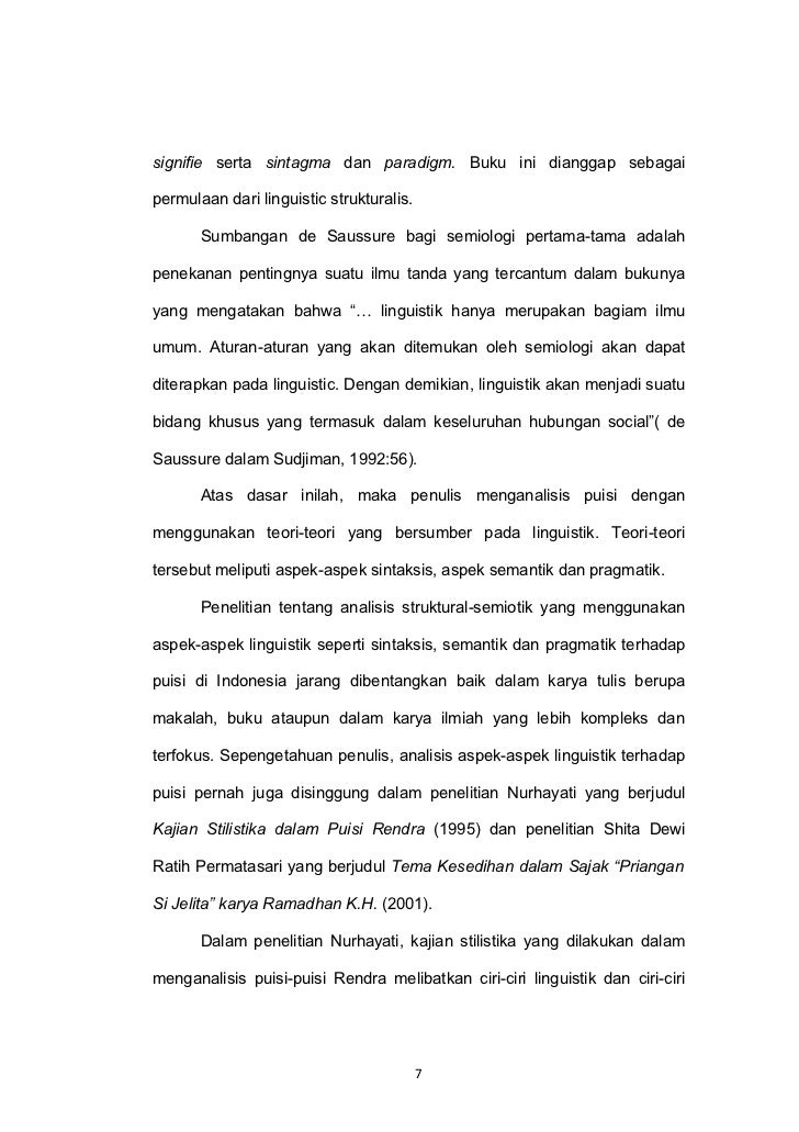 Analisis Puisi