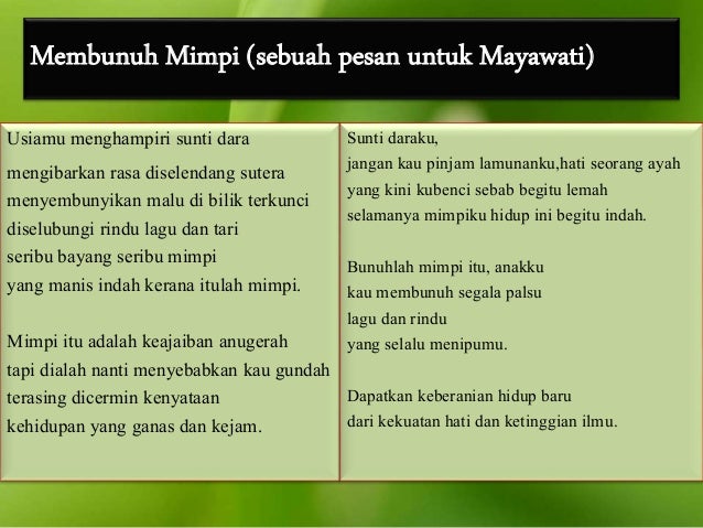 Analisis Sajak Salji Hitam Usman Awang